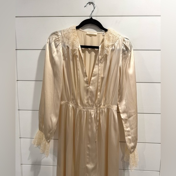 NWT Doen Alessandra ivory silk maxi dress - Picture 5 of 10